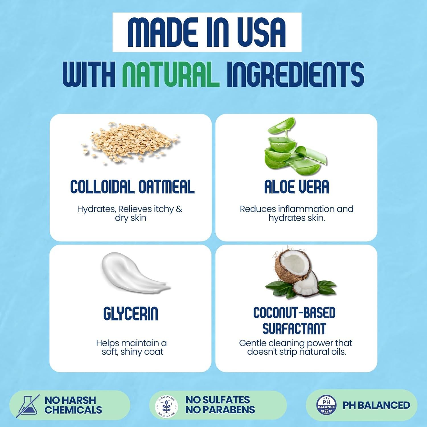 Champú Orgánico para Perros Real Organics 473ml Hipoalergénico