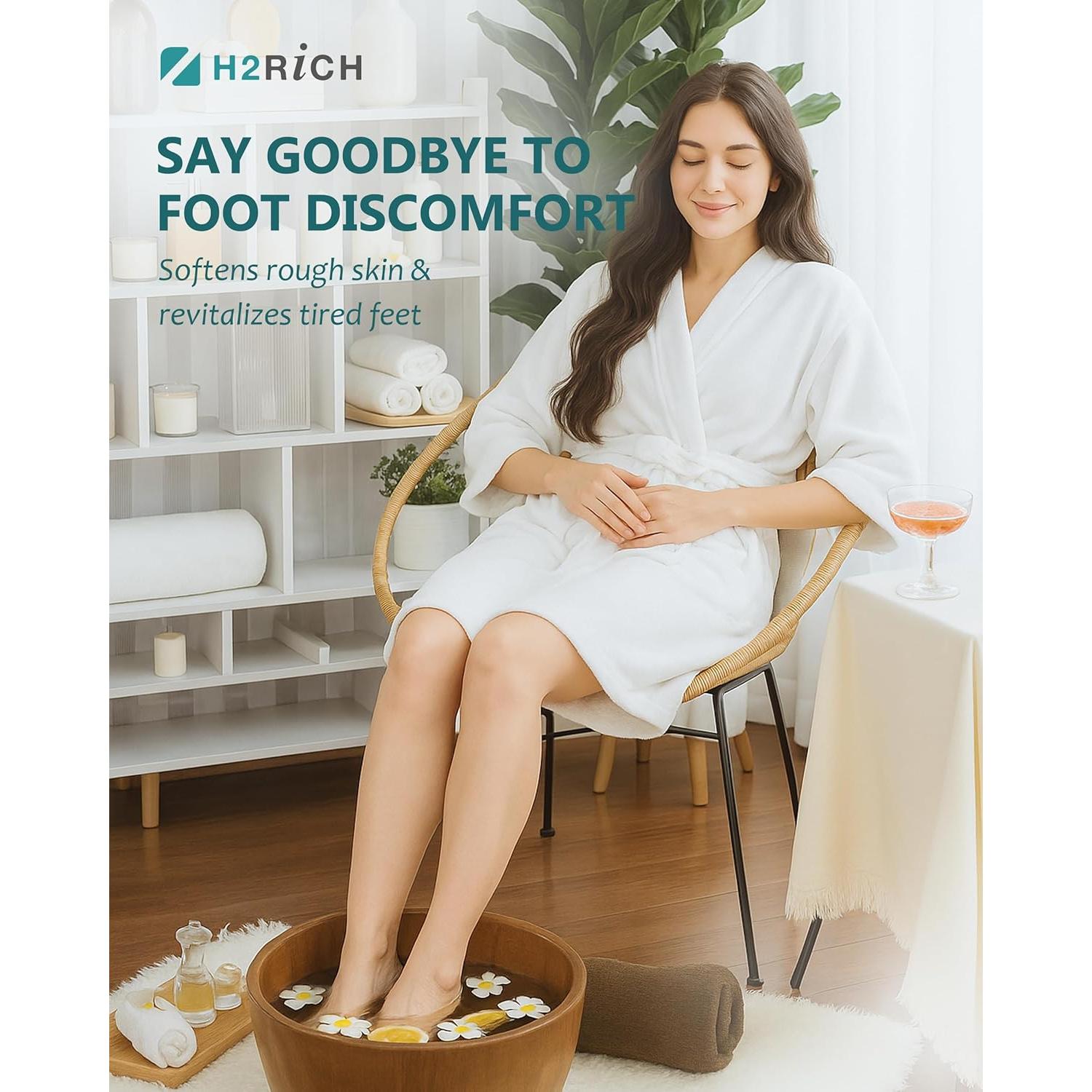 Tabletas Efervescentes para Remojo de Pies H2RICH 2 Pzas