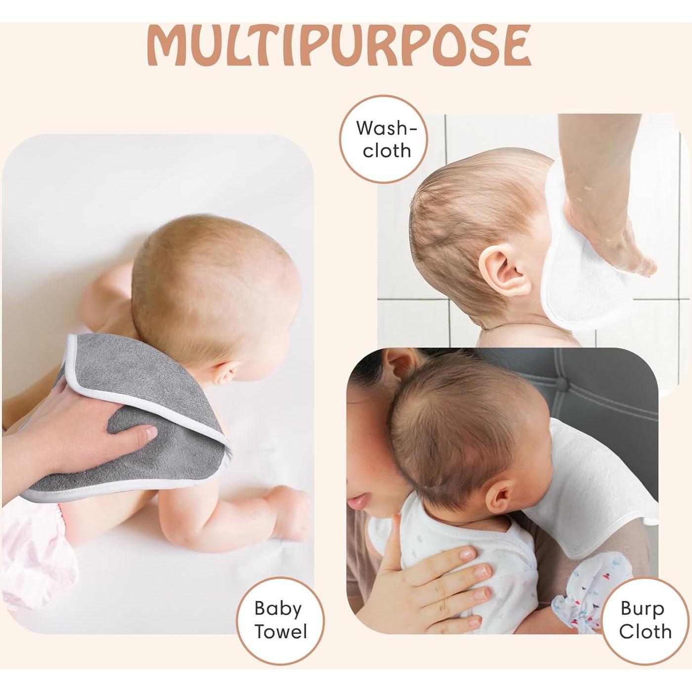 Juego de Toallitas Reutilizables Cagreex 6 Piezas 25.4x25.4cm