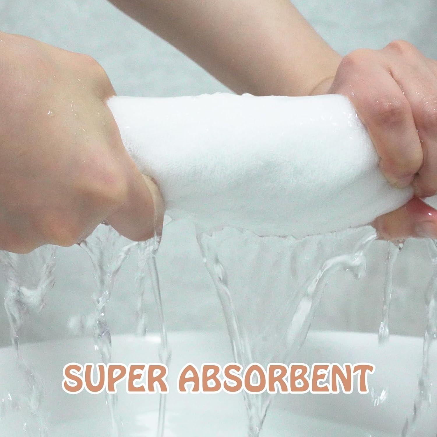 Juego de Toallitas Reutilizables Cagreex 6 Piezas 25.4x25.4cm