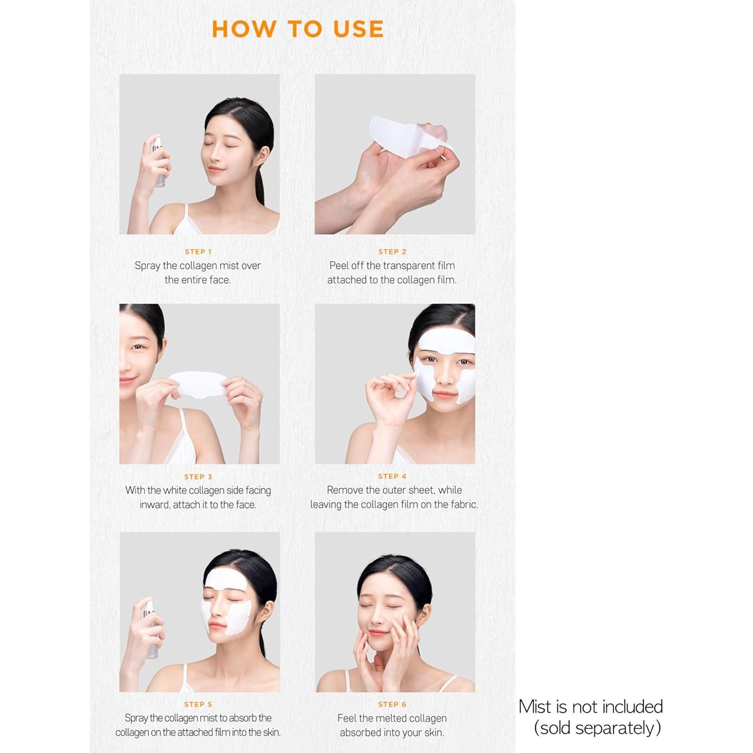 Set de Películas de Colágeno Dermarssance 3 Piezas - K-Beauty