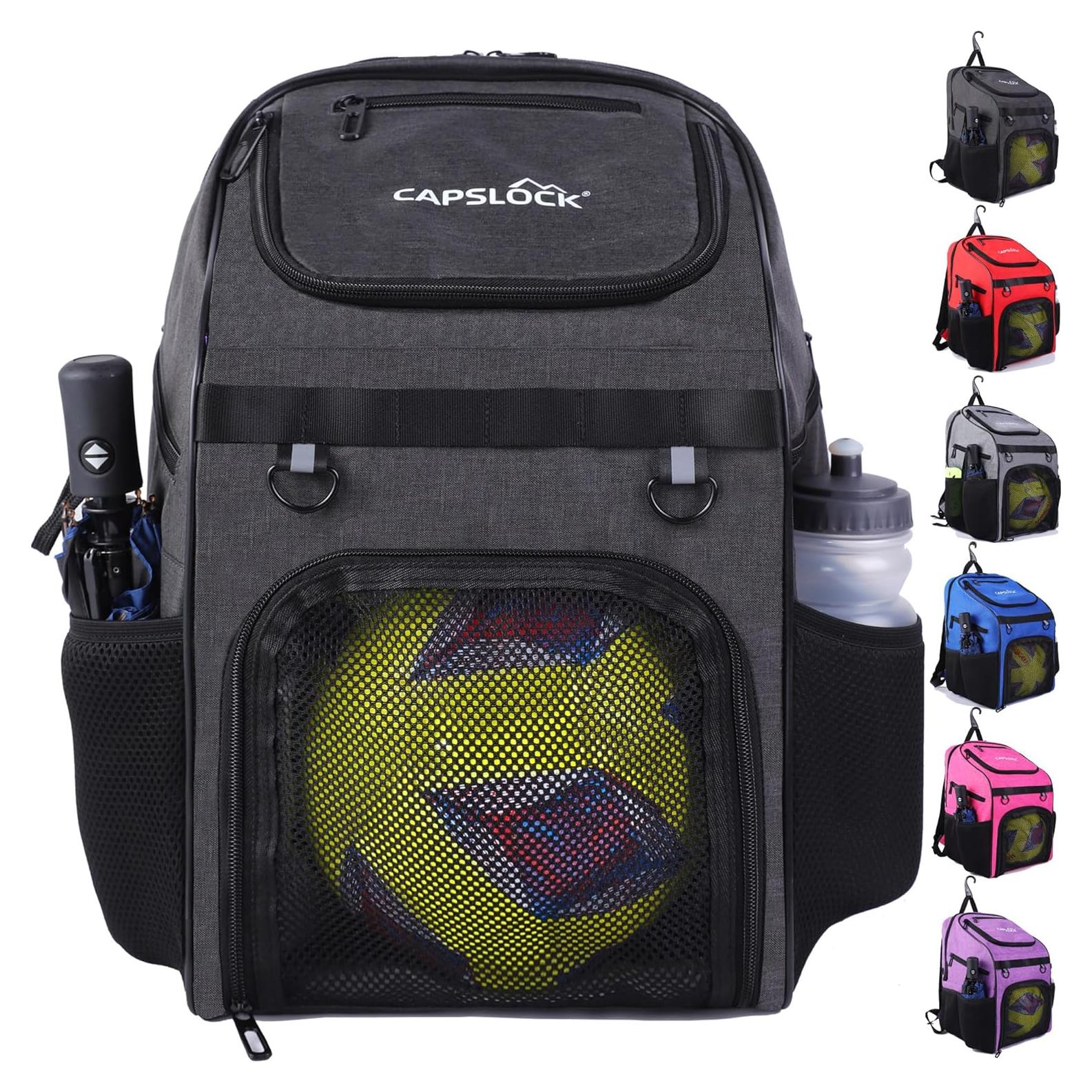 Mochila de Fútbol CapsLock Bask-001 con Compartimento para Botas