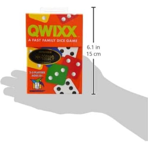 Juego de Dados Qwixx Ceaco - Familiar Rápido para 2+ Jugadores