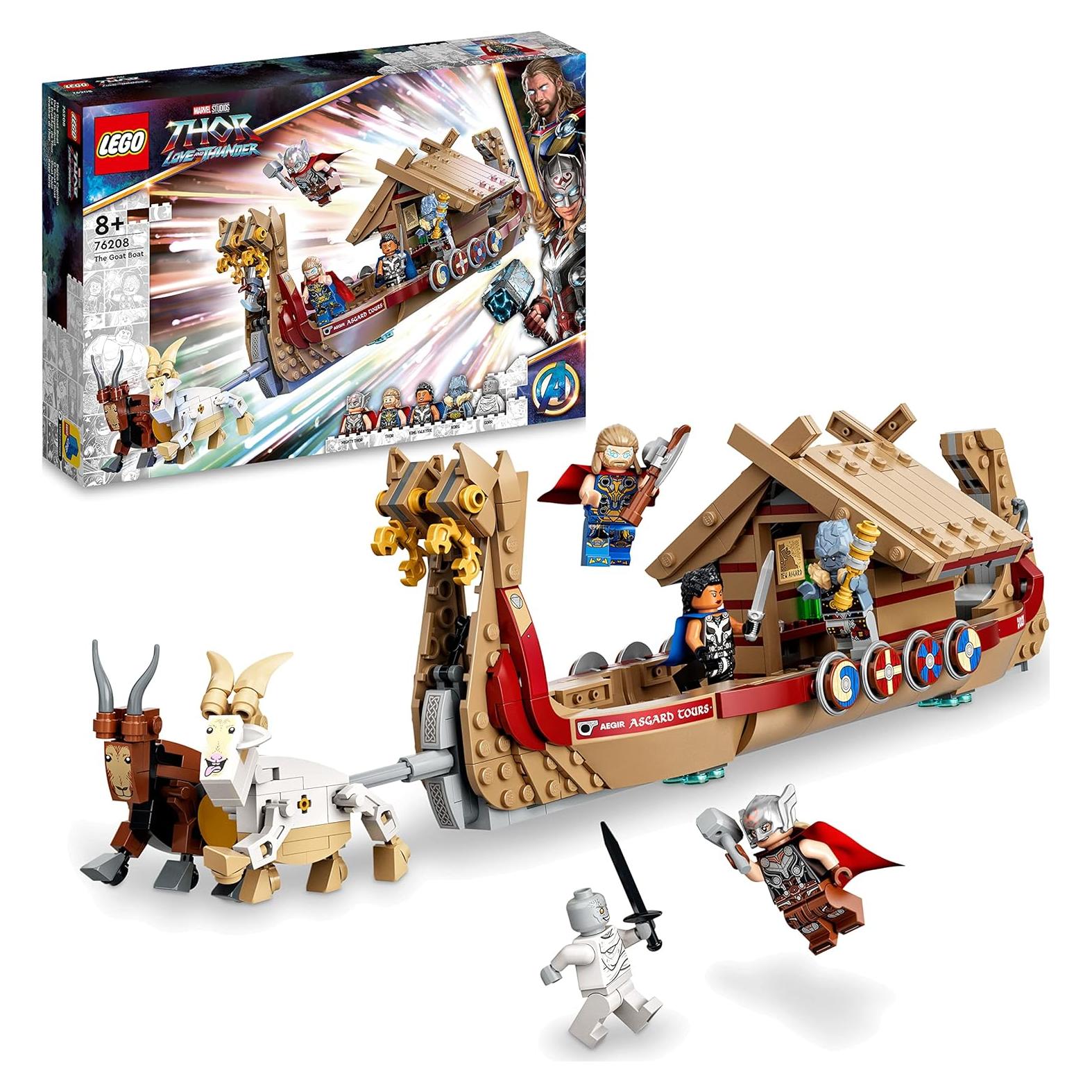 LEGO Marvel Thor Barco Vikingo 76208 con 5 Minifiguras
