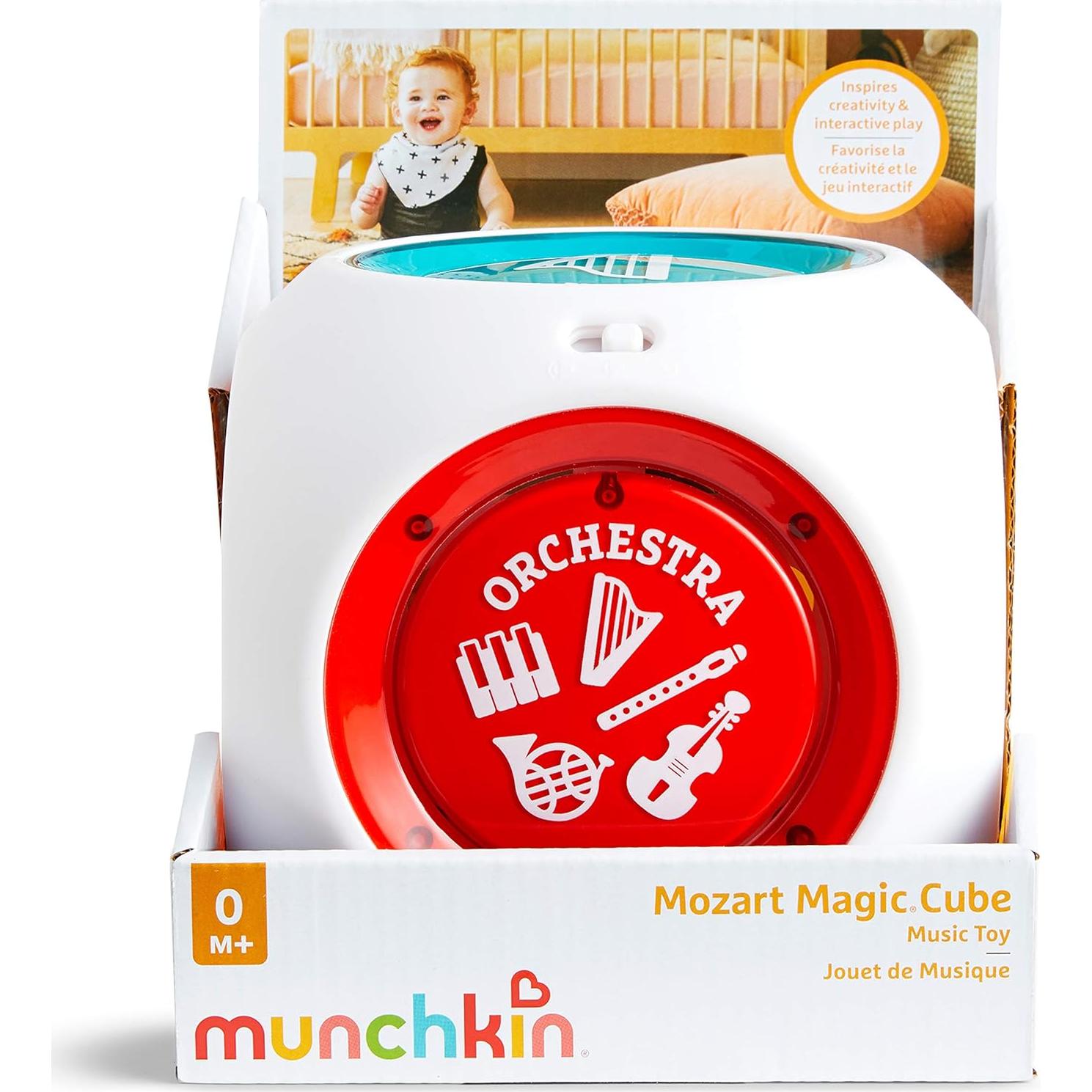 Cubito Mágico de Música Munchkin - 5 Sonidos, 8 Canciones Mozart