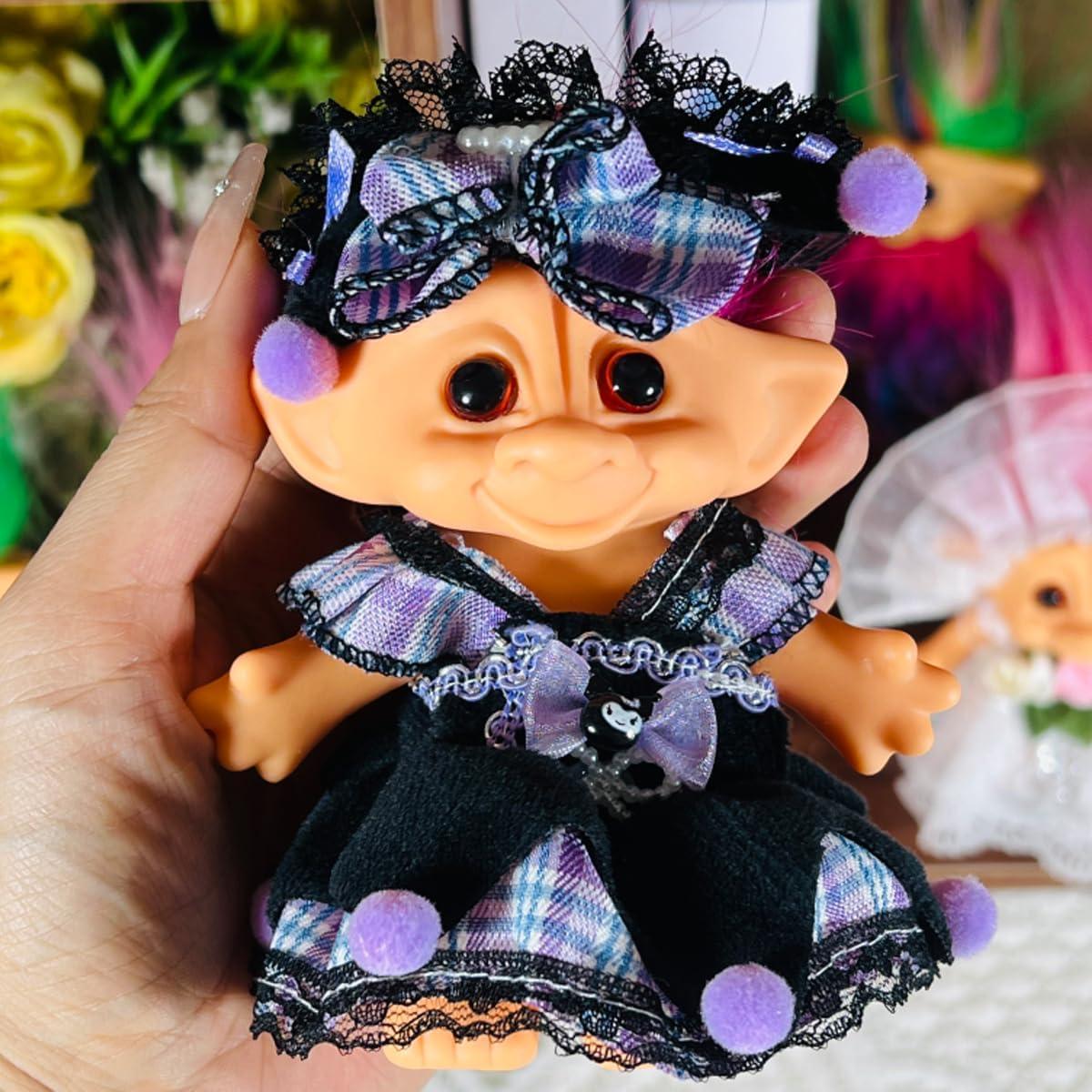 Llave de anillo Troll Vintage 10 Piezas Juguete Llavero