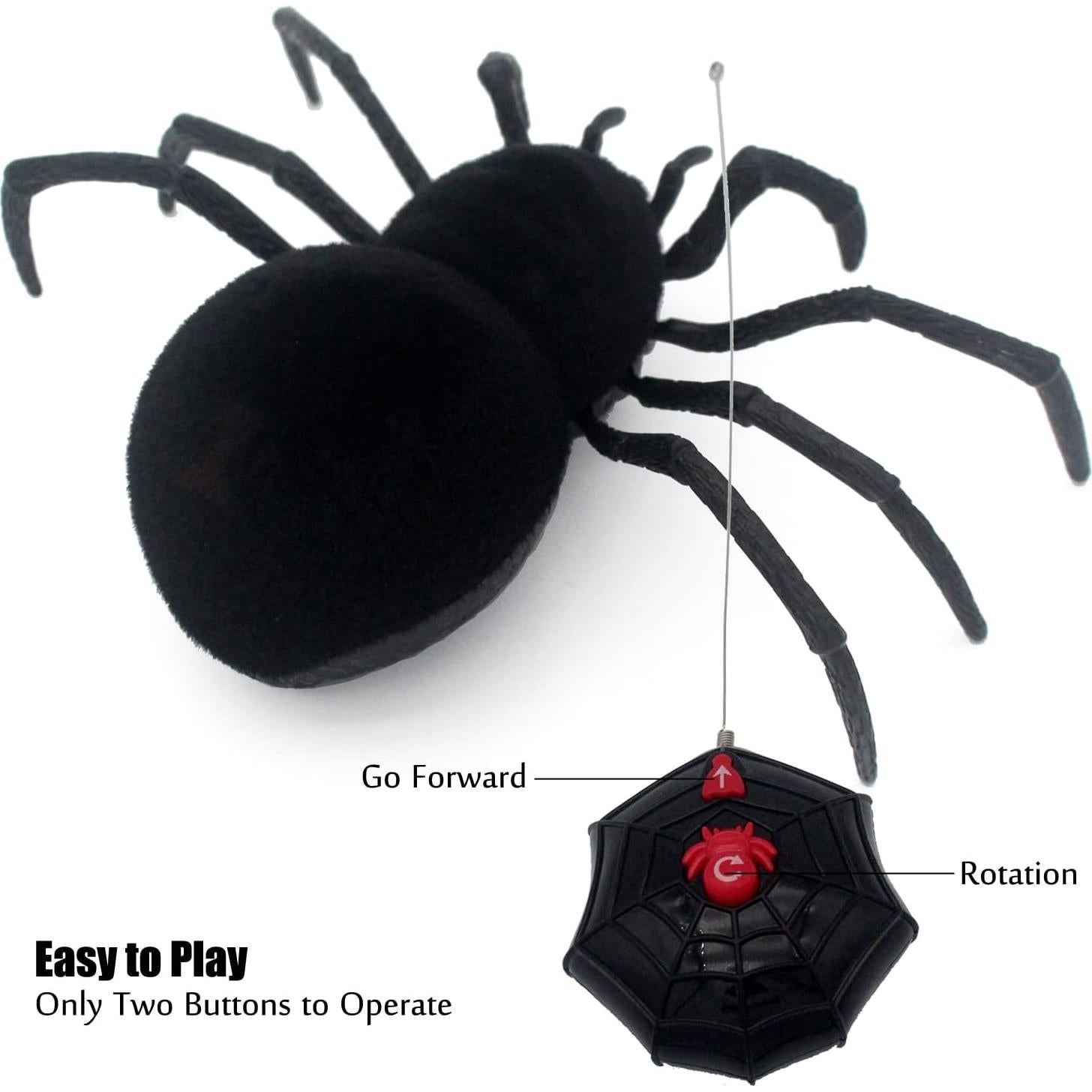 Araña RC Realista Tipmant con Control Remoto - Juguete de Broma