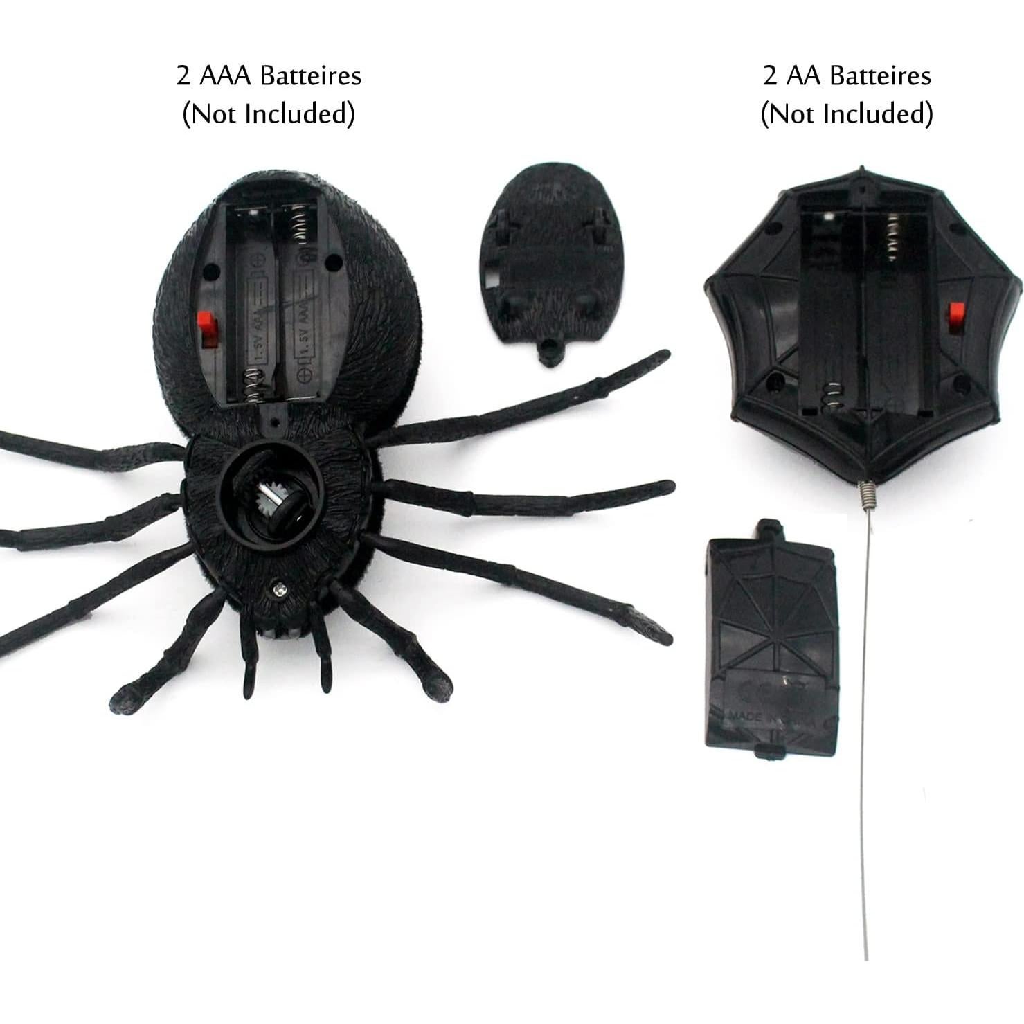 Araña RC Realista Tipmant con Control Remoto - Juguete de Broma