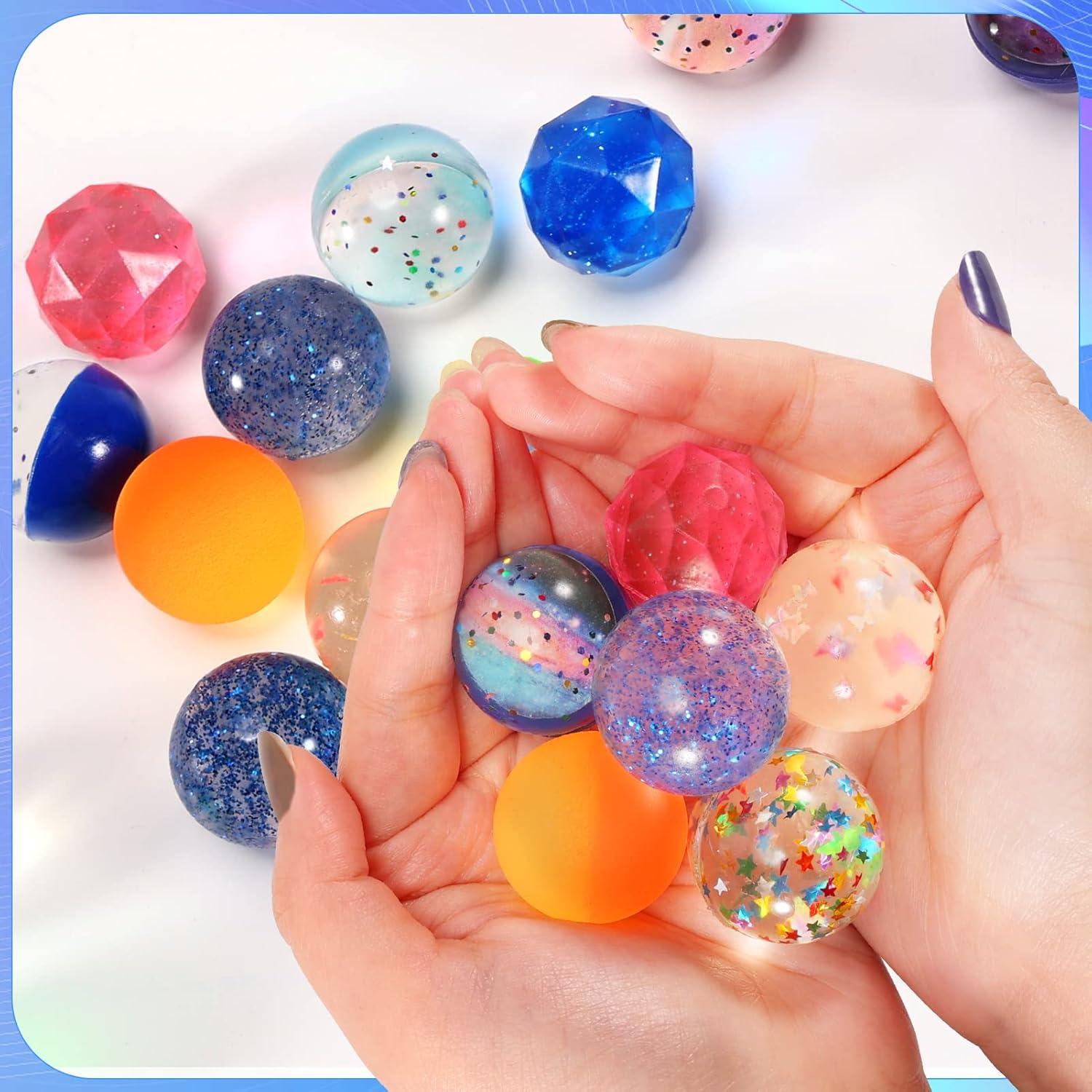 20 Pelotas Saltarinas Ayfjovs de Goma 32mm - 5 Estilos