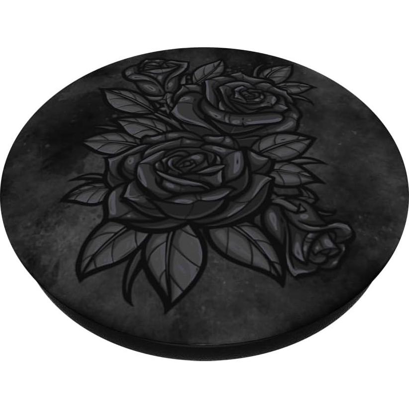 PopSockets Adhesivo PopGrip Rosa Negra Floral 10.9x8.6 cm