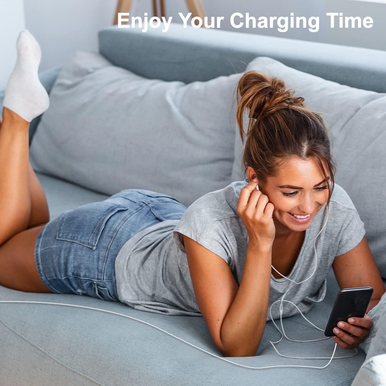 Paquete de 3 Cables Lightning a USB Citelect 1 Pie Carga Rápida