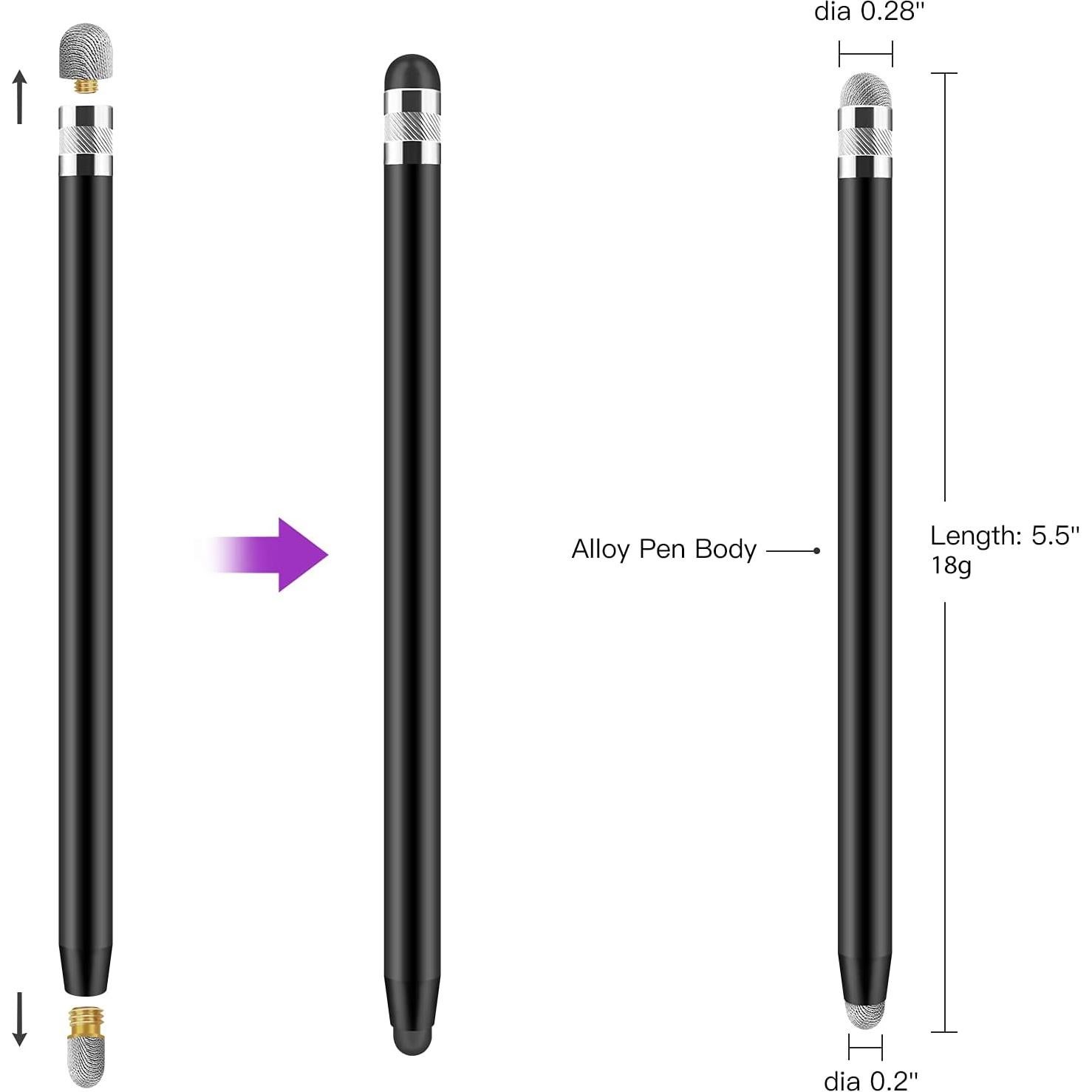 Lápices Stylus 4 en 1 Granarbol para Pantallas Táctiles