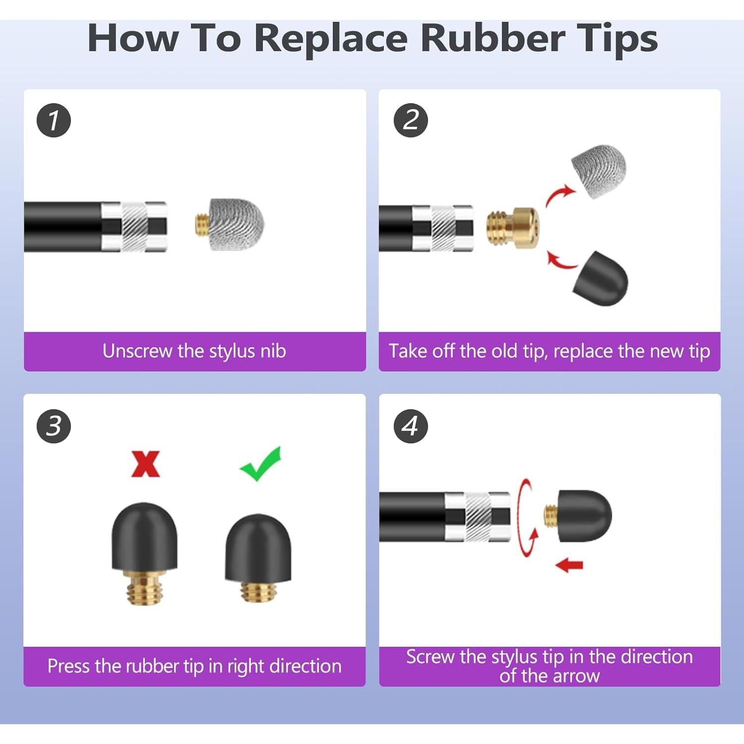 Lápices Stylus 4 en 1 Granarbol para Pantallas Táctiles