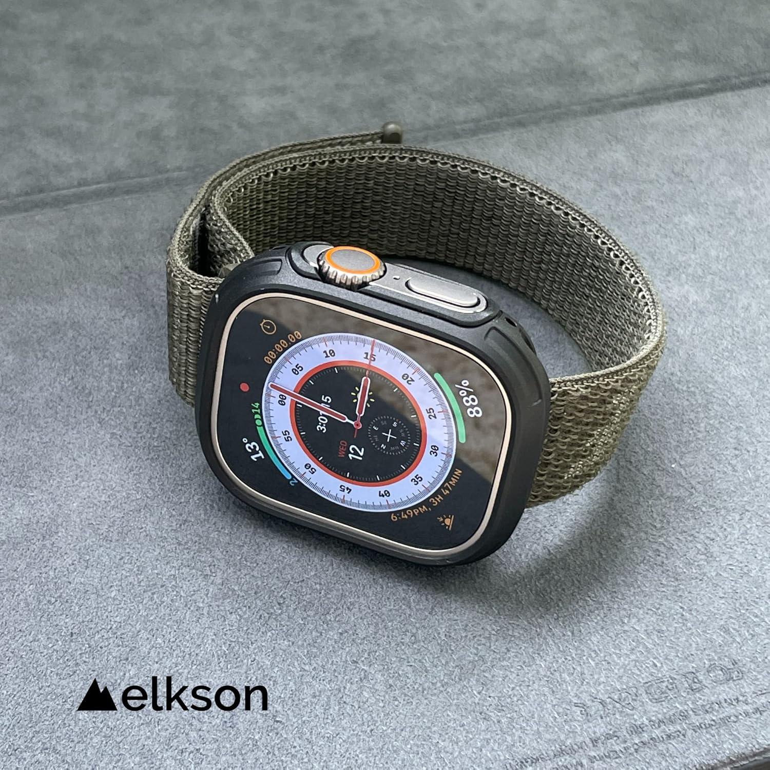 Funda Bumper Elkson para Apple Watch Ultra 2/1 49mm Negro