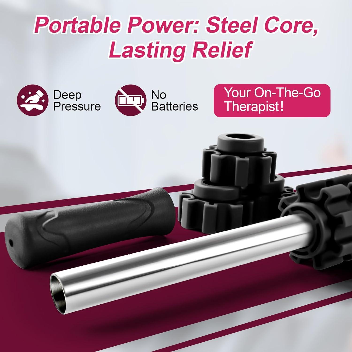 Palillo de Rodillo Muscular ZanLLW para Masaje y Drenaje Linfático