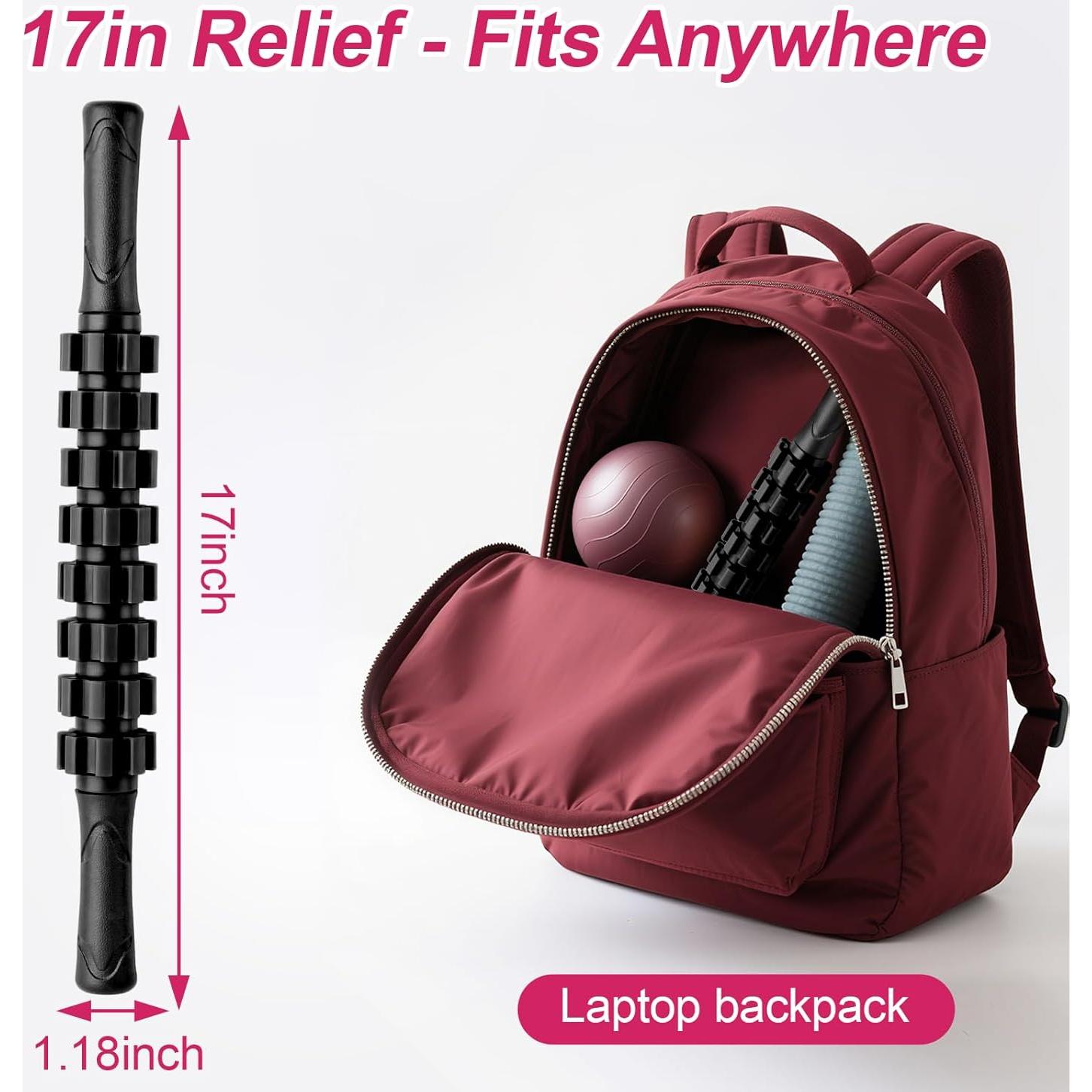 Palillo de Rodillo Muscular ZanLLW para Masaje y Drenaje Linfático