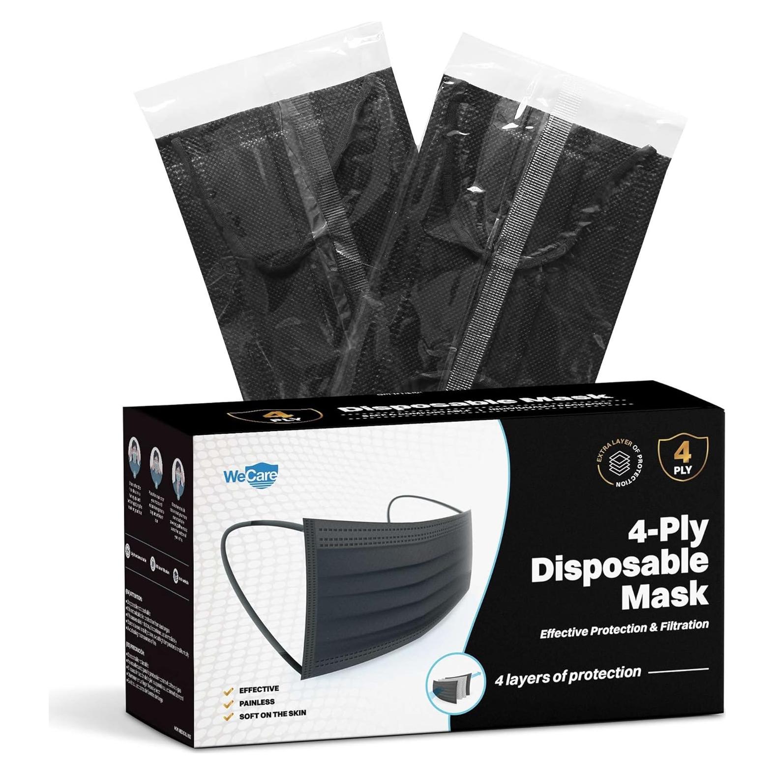 Máscaras Faciales Desechables WeCare - 50 Unidades Colores