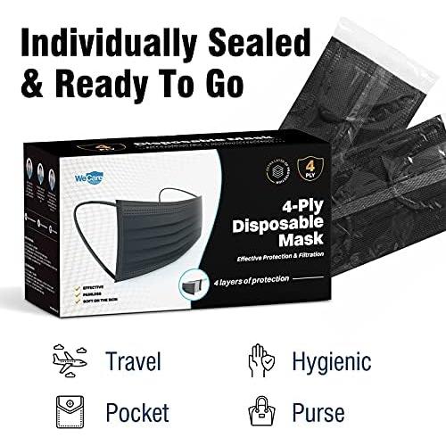 Máscaras Faciales Desechables WeCare - 50 Unidades Colores