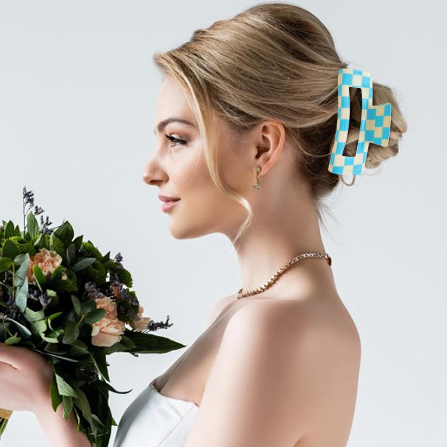 Pinzas para el cabello Paderison 6 piezas multicolor Y2K