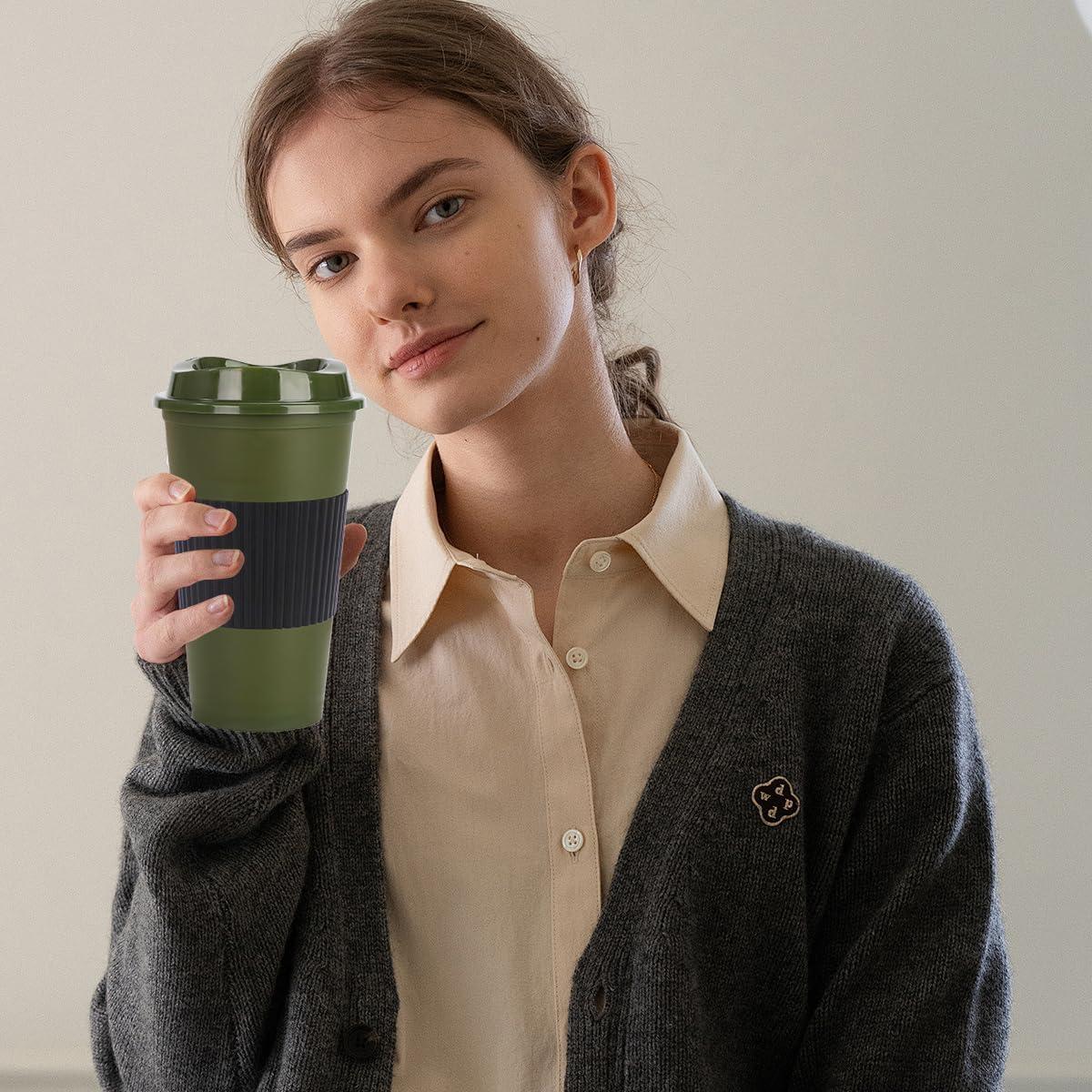 Paquete de 20 Tazas de Café Reutilizables Alohastarttg 16 oz