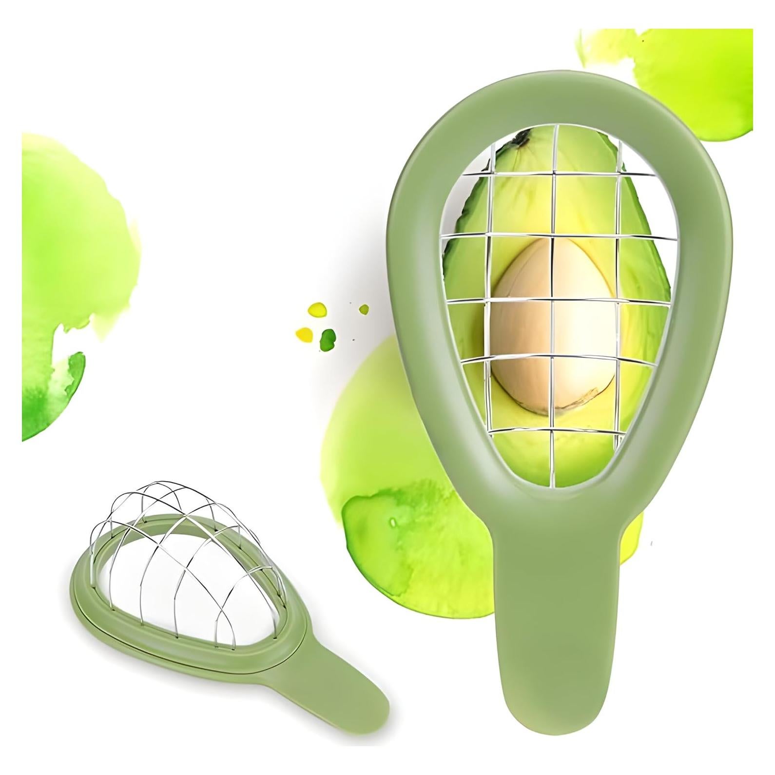 Cortador de Aguacate SPRINT4DEALS - Acero Inoxidable, Verde