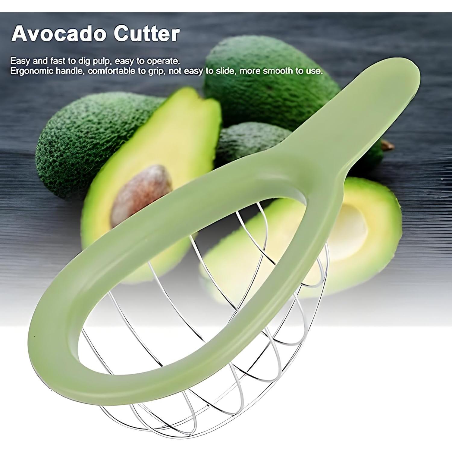 Cortador de Aguacate SPRINT4DEALS - Acero Inoxidable, Verde