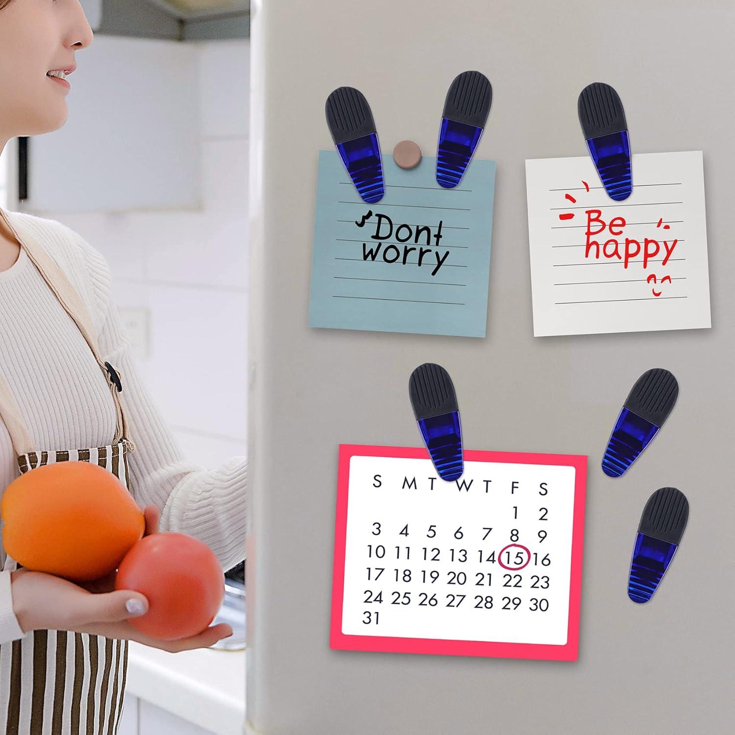 Clip Magnético de Refrigerador Yi Concept - Juego de 6 Azul