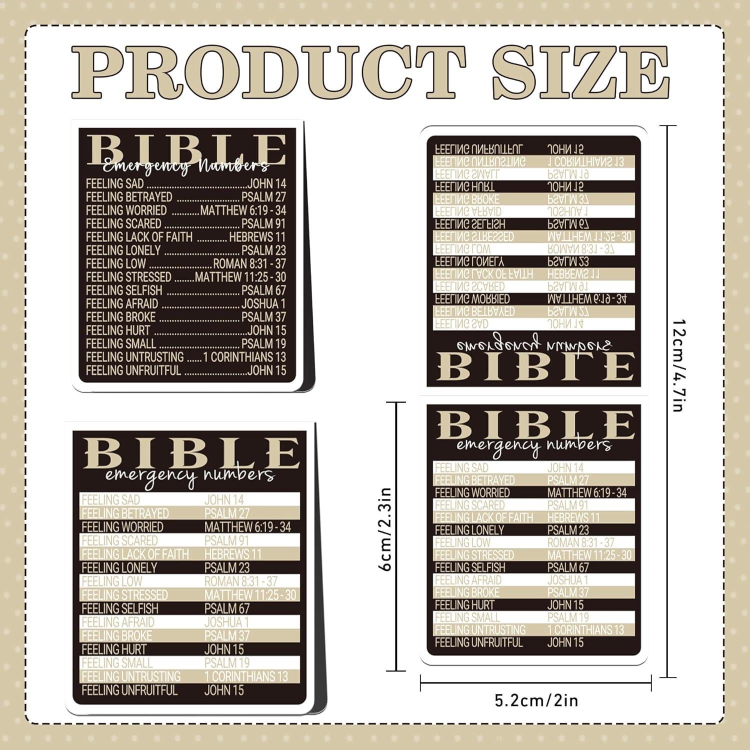 Marcadores Magnéticos MENIFEND Biblia 8 Pcs Diseño Elegante