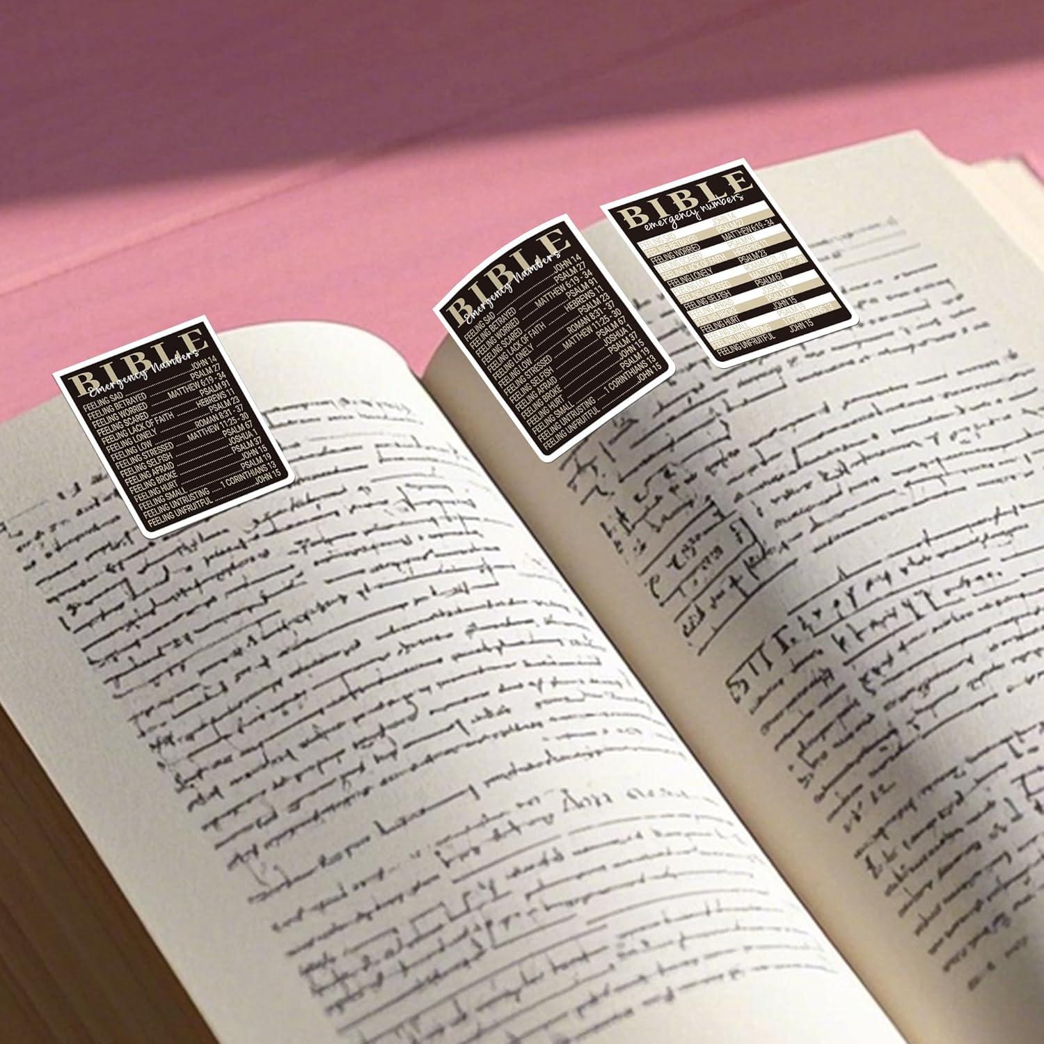 Marcadores Magnéticos MENIFEND Biblia 8 Pcs Diseño Elegante