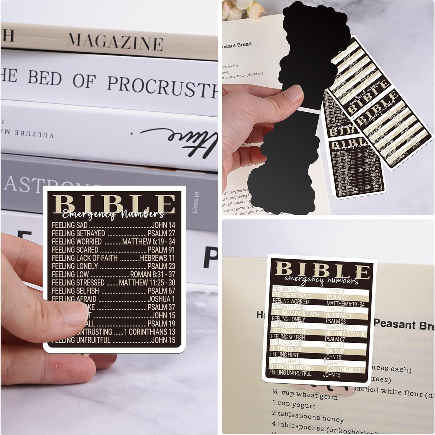 Marcadores Magnéticos MENIFEND Biblia 8 Pcs Diseño Elegante