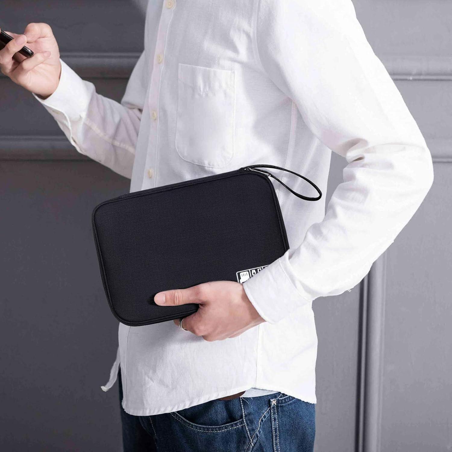 Organizador de Electrónicos de Viaje SELLYFELLY Negro 24.9x19.0 cm