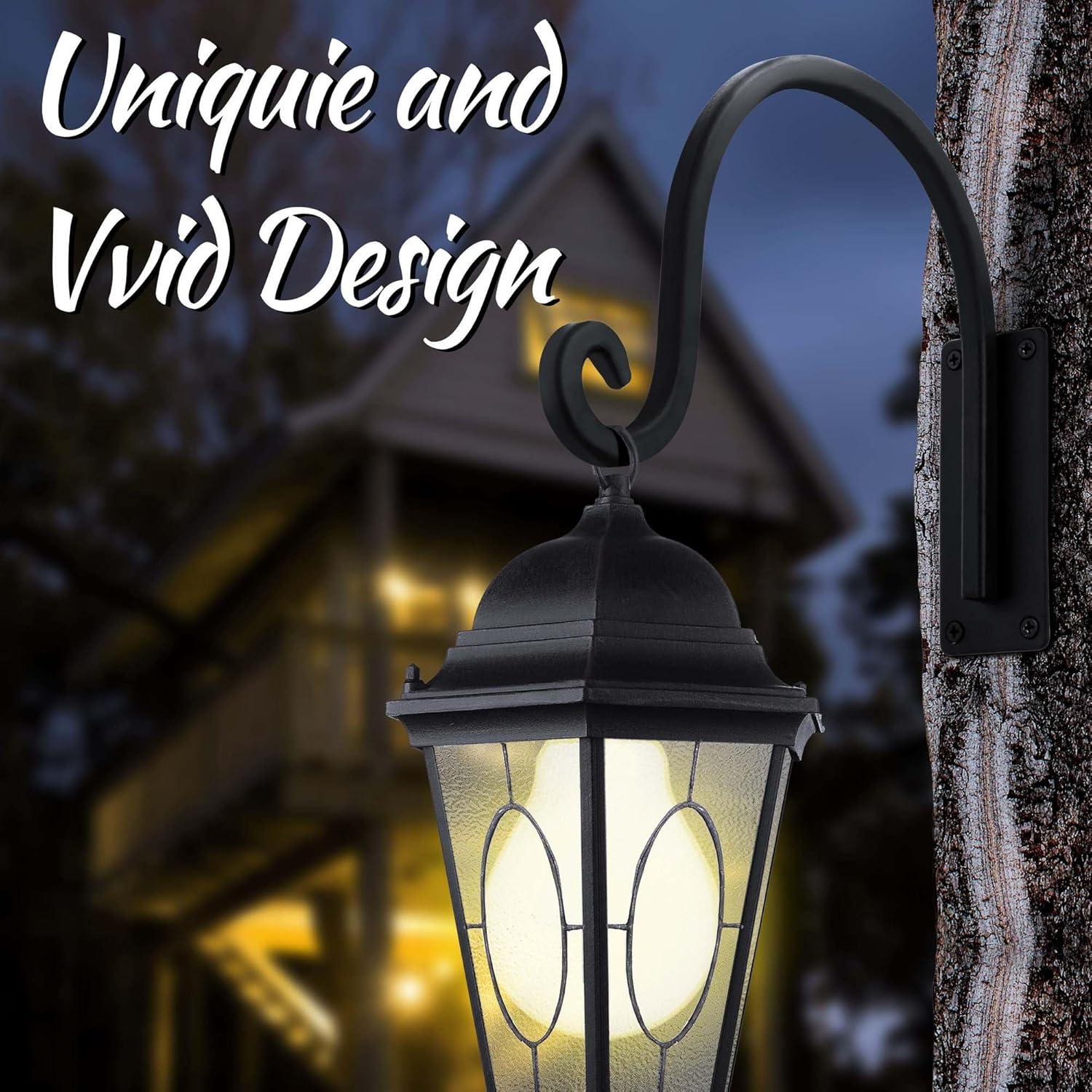 Soporte Colgante para Plantas Lifyzoon 20.32cm Negro 2Pcs