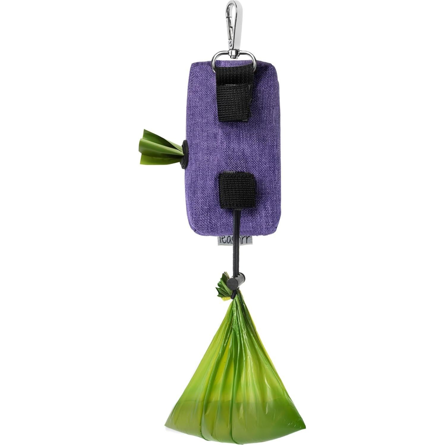 Dispensador de bolsas de excremento para perro Leashrr 2.0 Negro