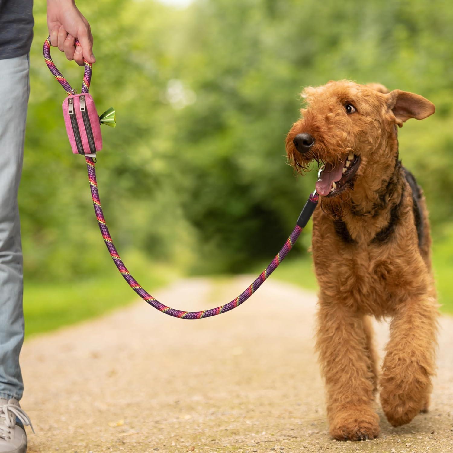 Dispensador de bolsas de excremento para perro Leashrr 2.0 Negro