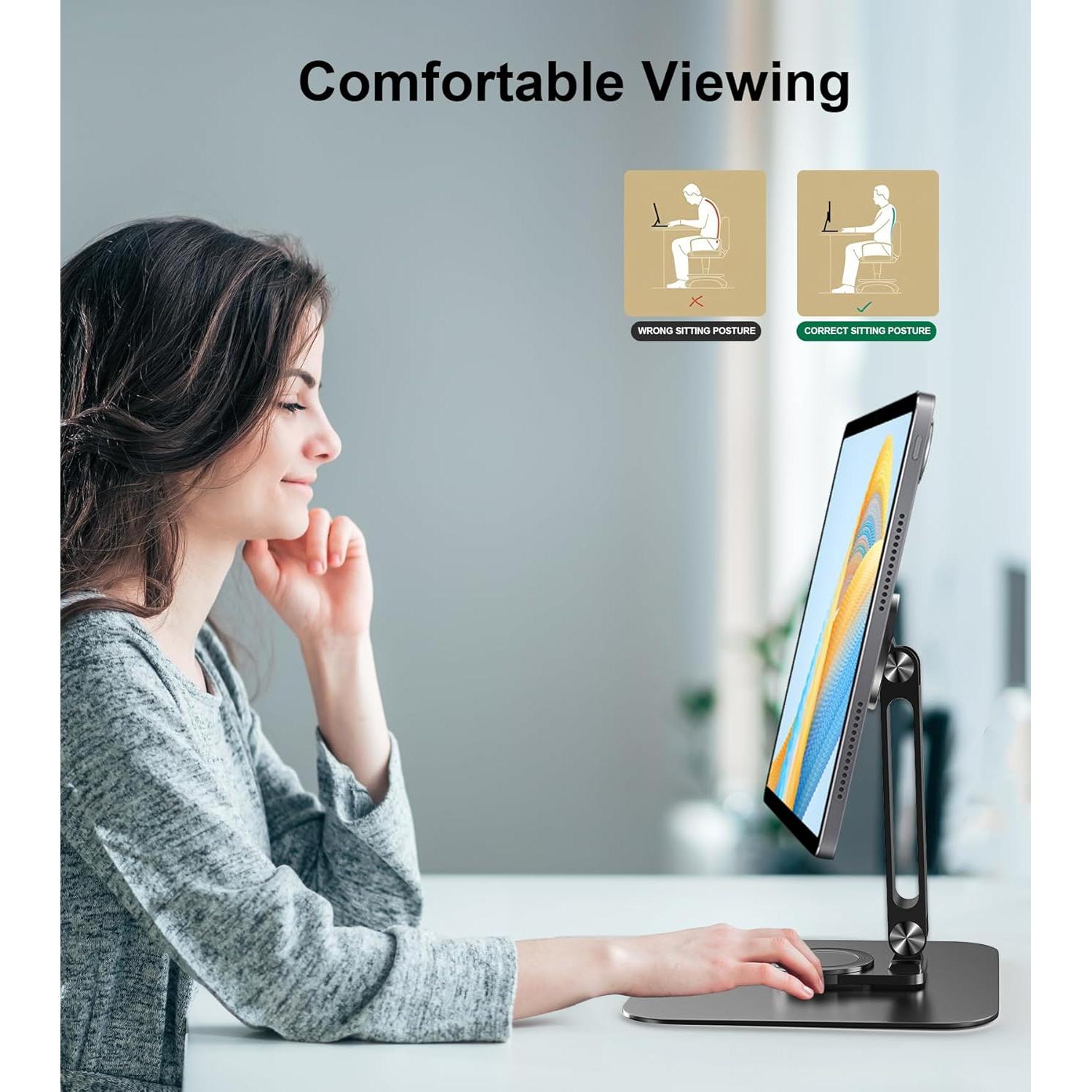 Soporte Magnético Ajustable para Monitor 10-47 cm Aluminio