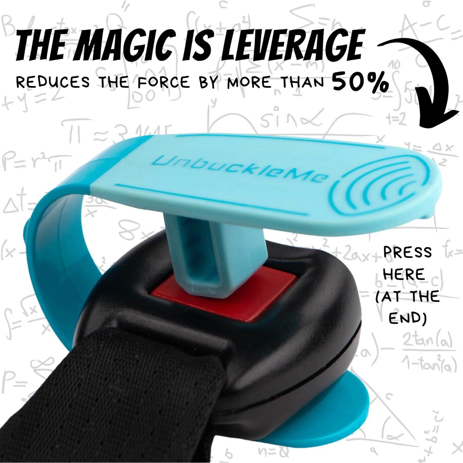 Herramienta UnbuckleMe para Hebilla de Asiento de Auto - Azul Aqua