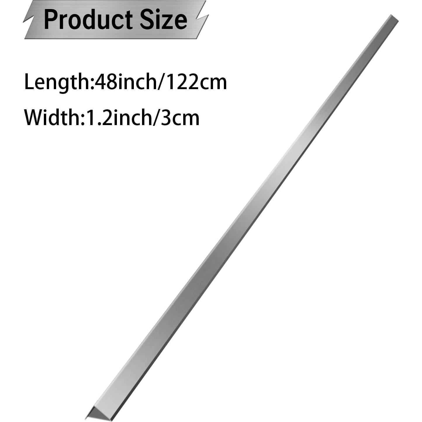 Protectores de Esquinas de Aluminio SWPEC 6 Piezas 1.2x1.2x121.9 cm