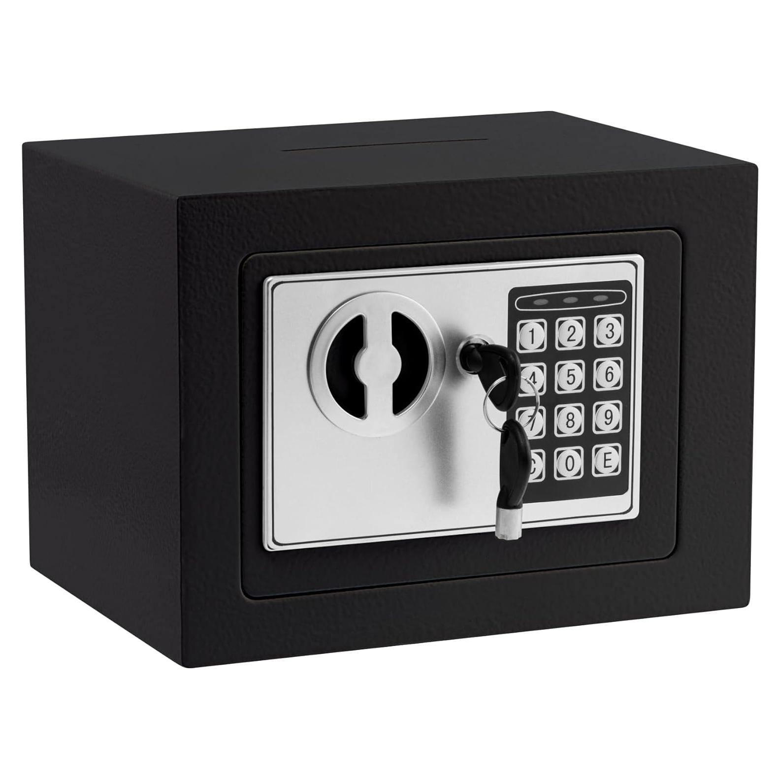 Caja Fuerte Electrónica ELLAIG 23x17x17 cm Seguridad Negra