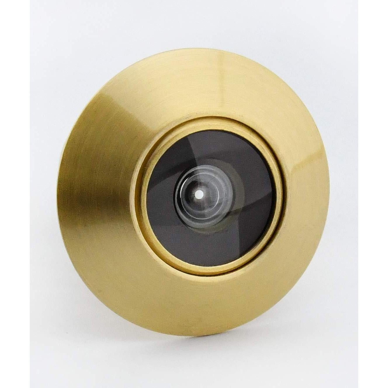 Mirilla de Seguridad Earl Diamond 200° Latón Sólido Oro Satinado