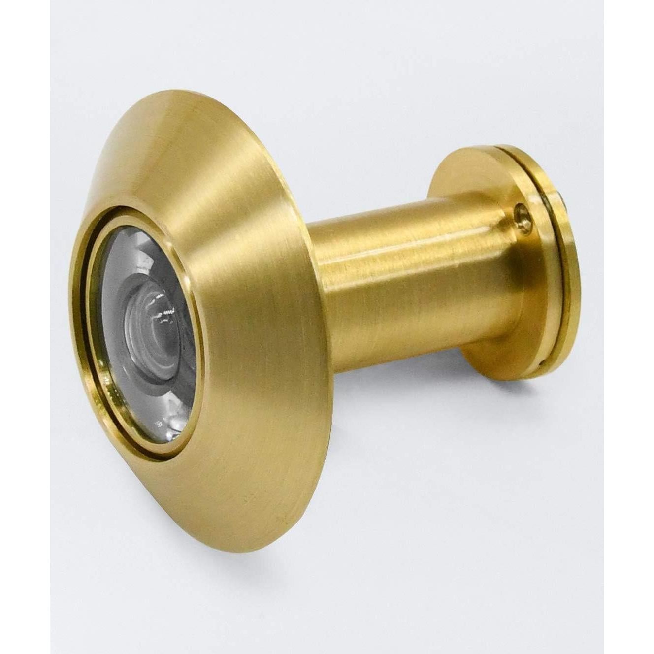 Mirilla de Seguridad Earl Diamond 200° Latón Sólido Oro Satinado