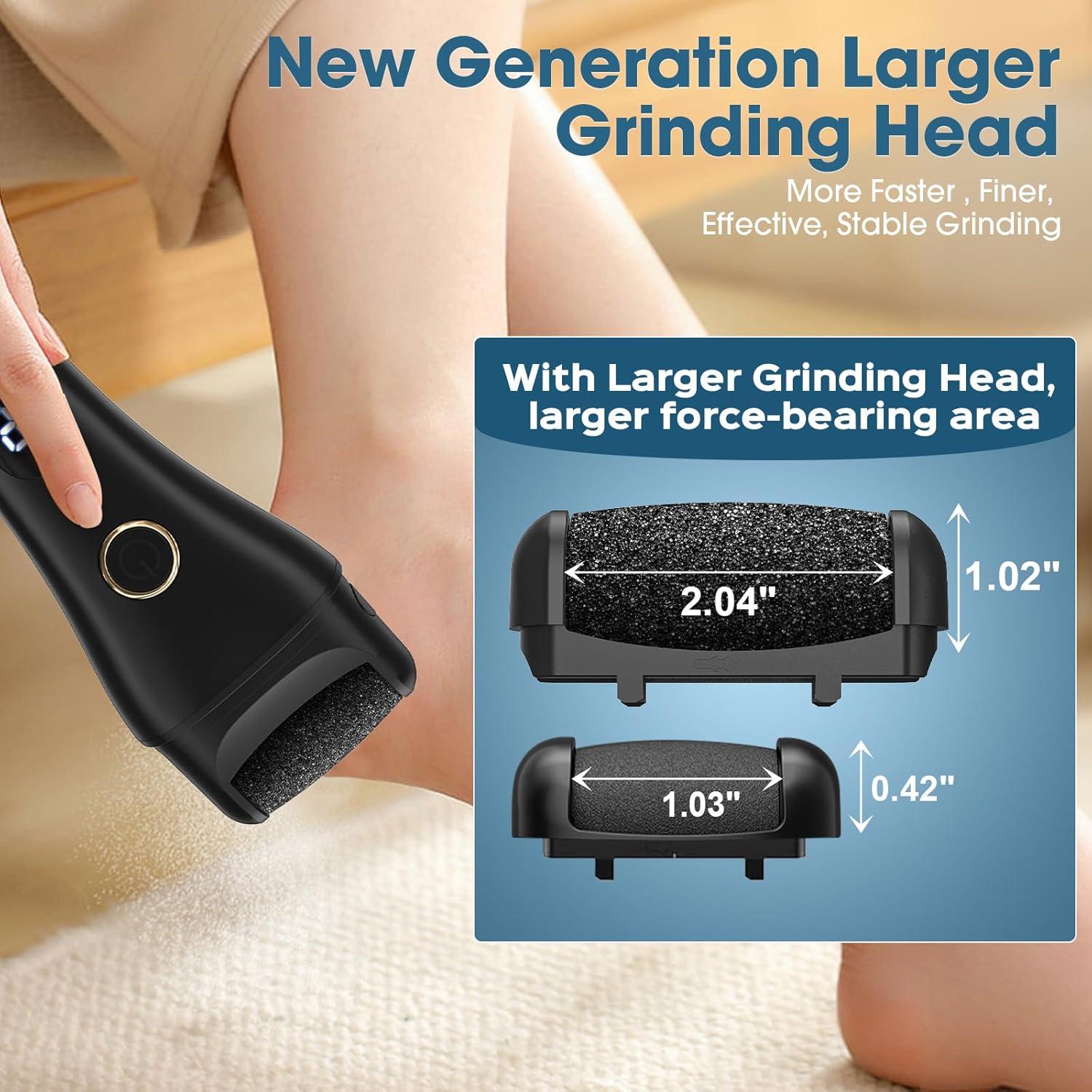 Removedor de Callos Eléctrico Hoxida con 3 Velocidades y Pantalla LCD