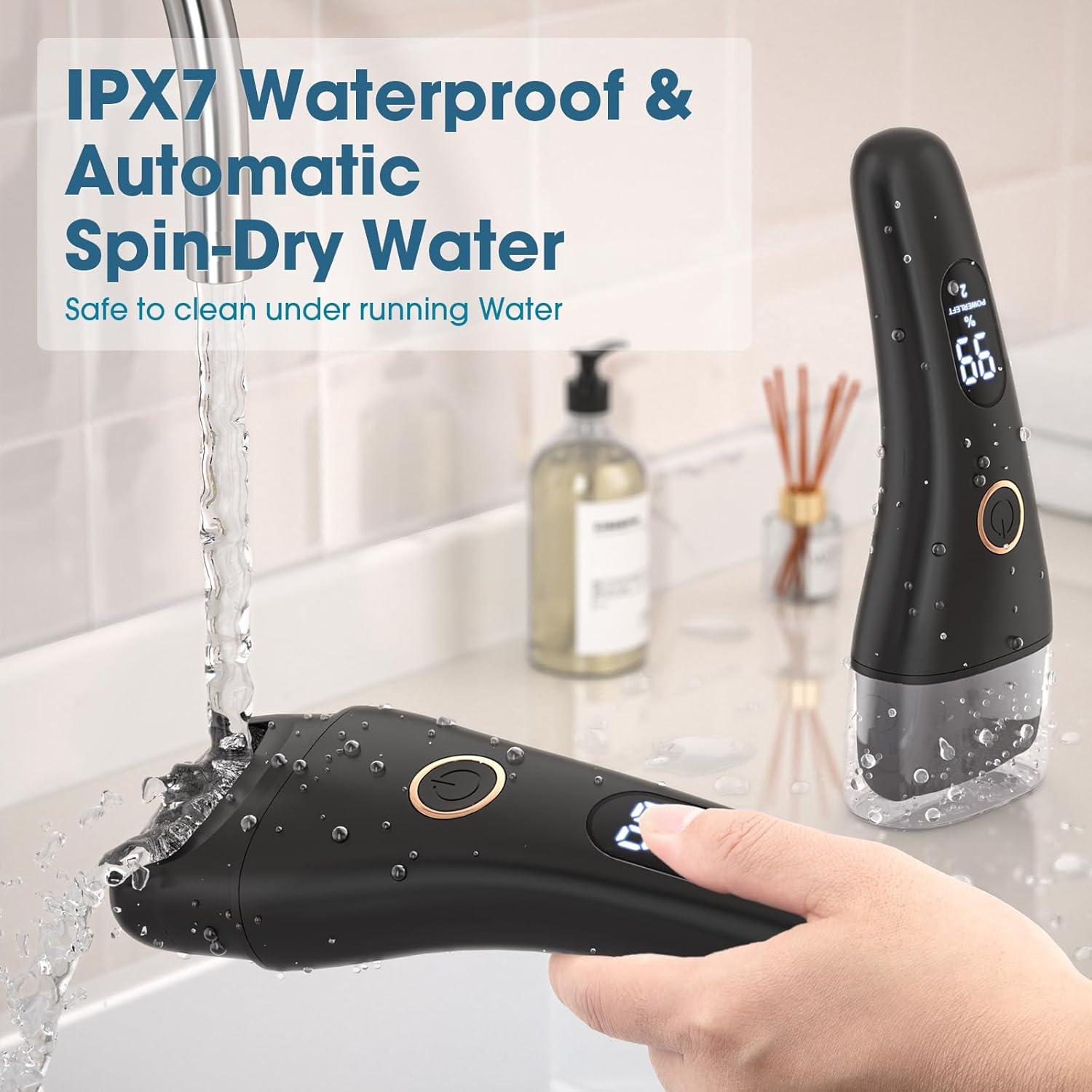 Removedor de Callos Eléctrico Hoxida con 3 Velocidades y Pantalla LCD