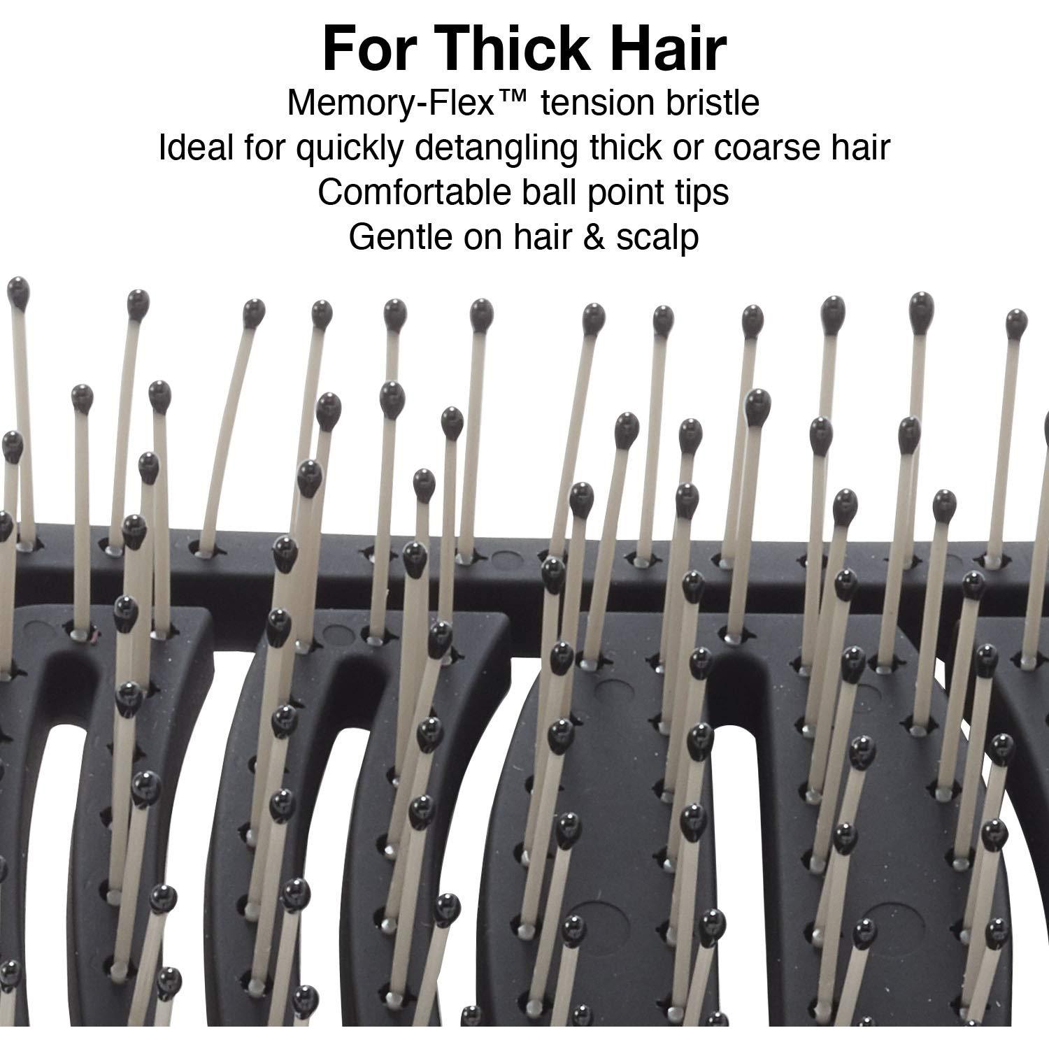 Cepillo para Cabello Olivia Garden iDetangle Doble Curva 30cm