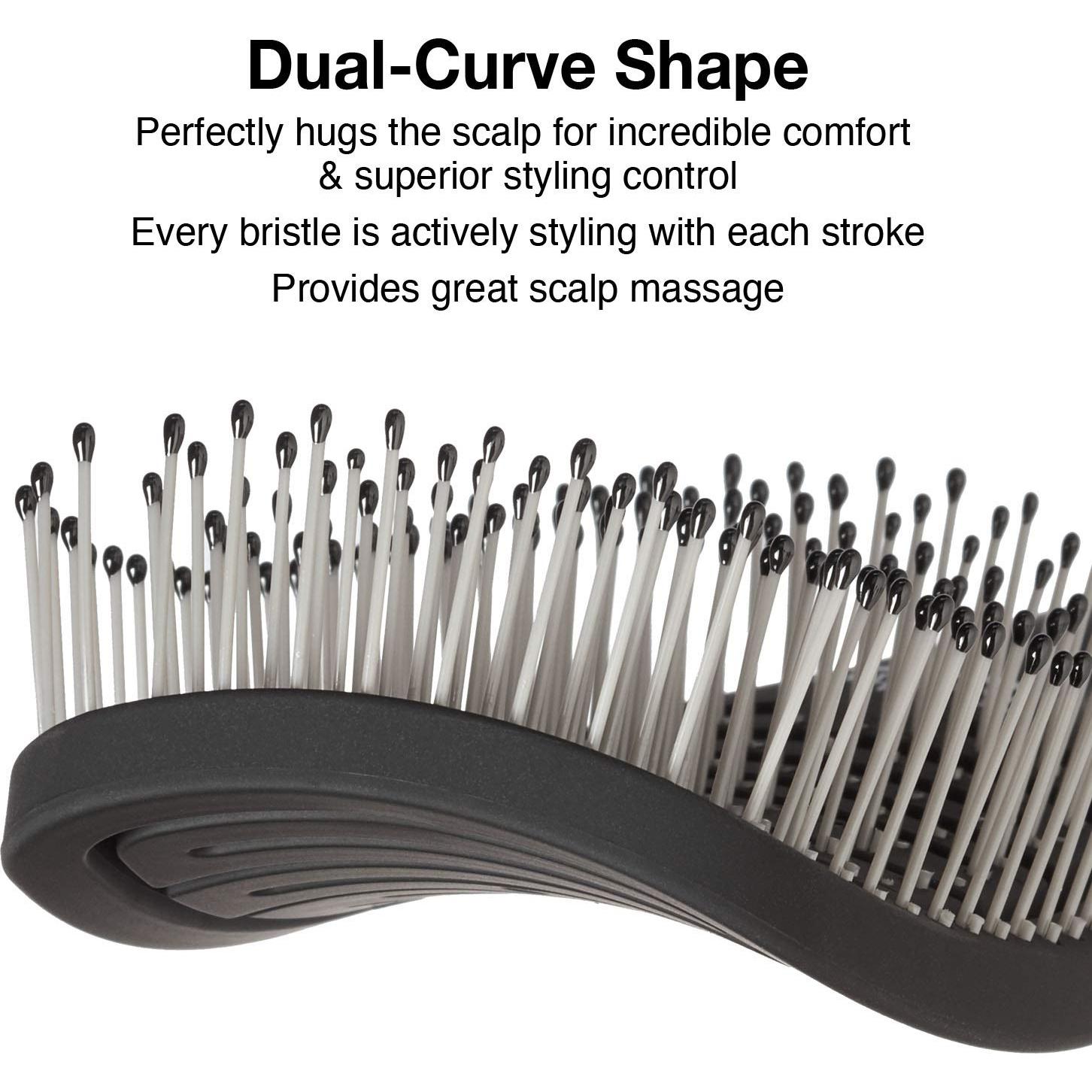 Cepillo para Cabello Olivia Garden iDetangle Doble Curva 30cm