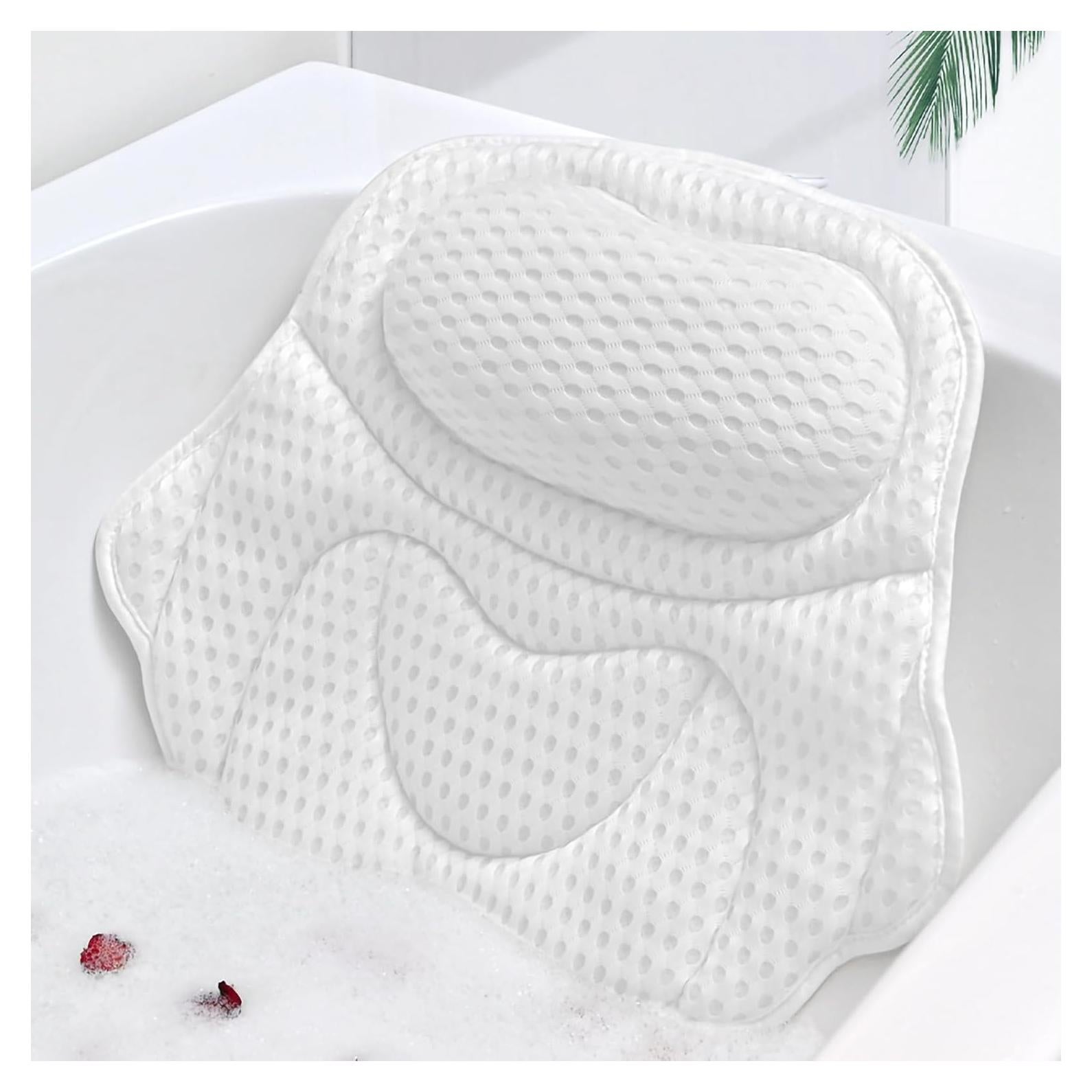 Almohada de Baño TIANFU para Soporte de Cuello y Espalda