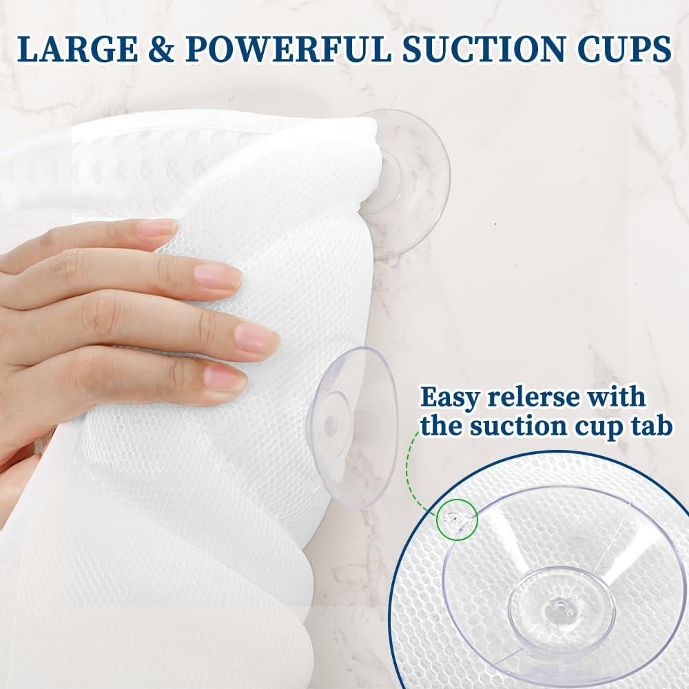 Almohada de Baño TIANFU para Soporte de Cuello y Espalda