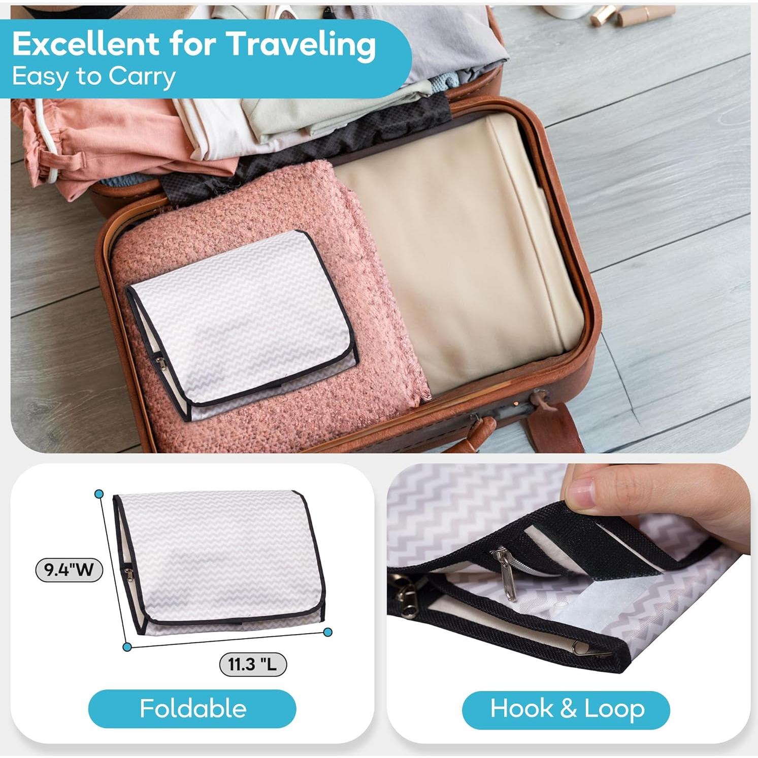 Organizador de Joyería Colgante MISSLO Plegable 14 Compartimentos