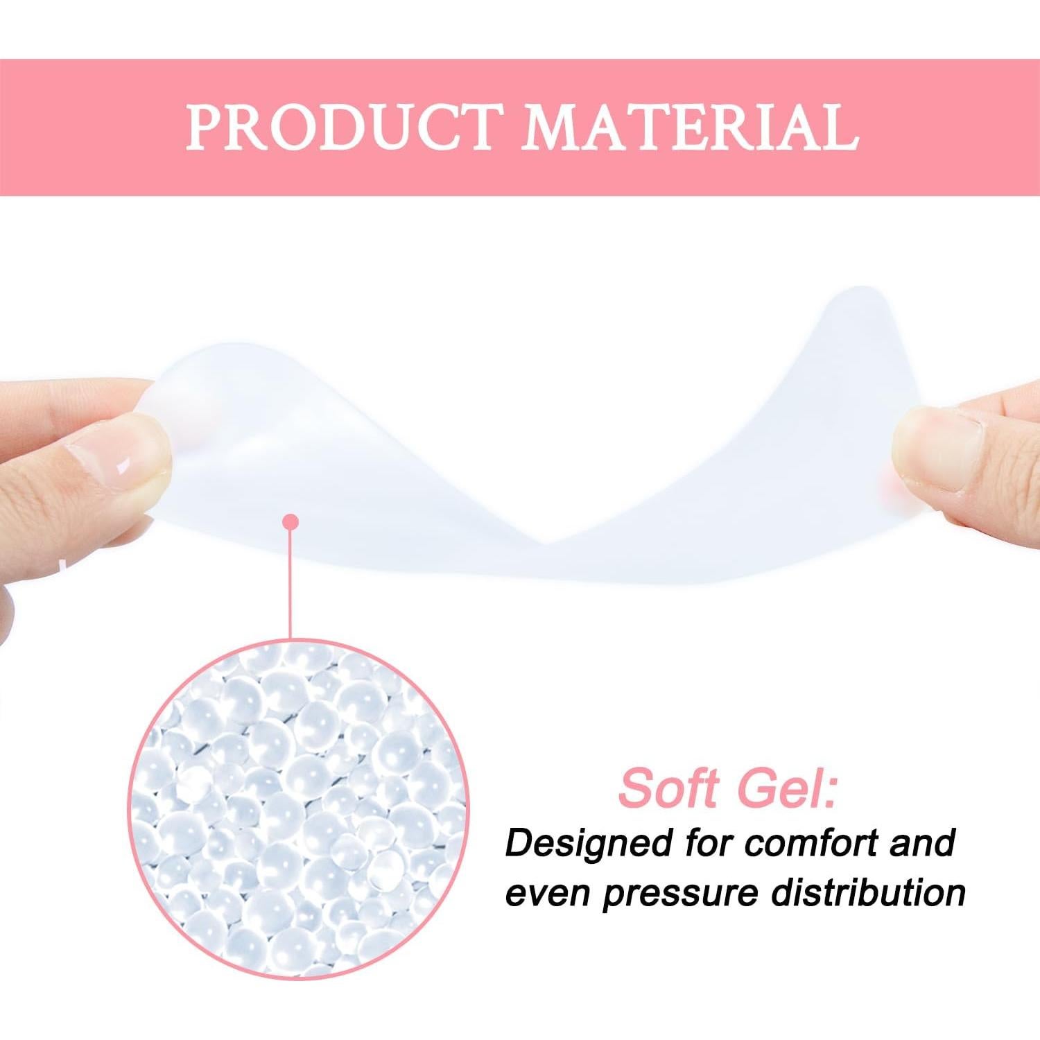 Plantillas de Gel SOPROM para Tacones Altos - Alivio Dolor Pie