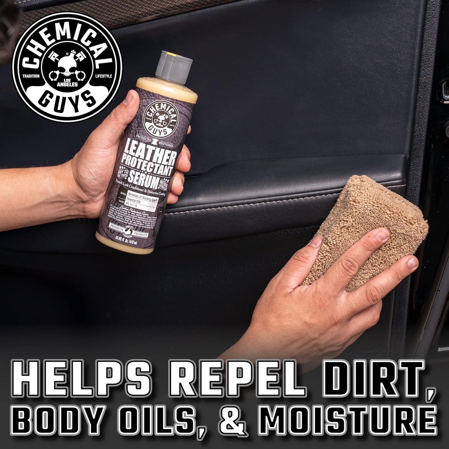 Kit de Cuidado de Cuero Chemical Guys HOL_113 - 5 Productos 16 oz