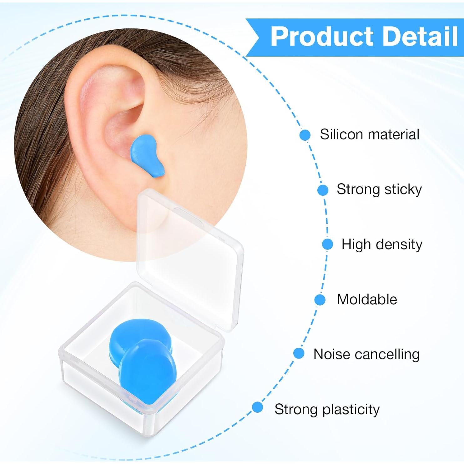 Tapones para Oídos Frienda 21 Pares Silicona Reutilizables 32dB